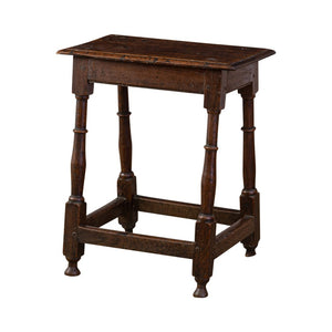 Antique English Oak Jointed Stool