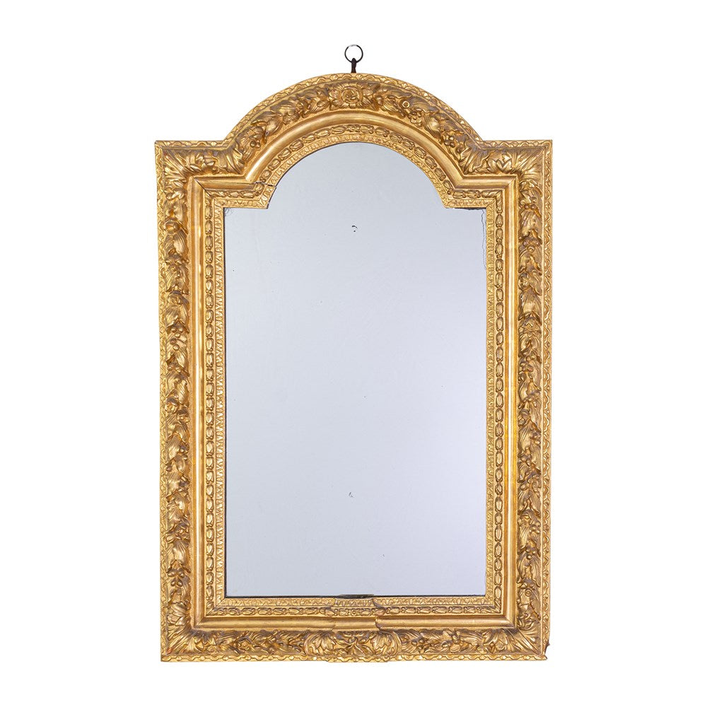 A 19th Century Italian Carved Giltwood Mirror