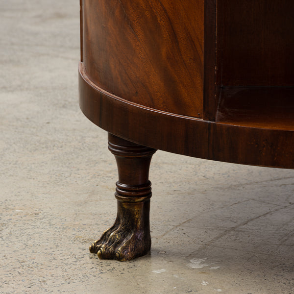 A Pair of Regency Style English Mahogany Side Table