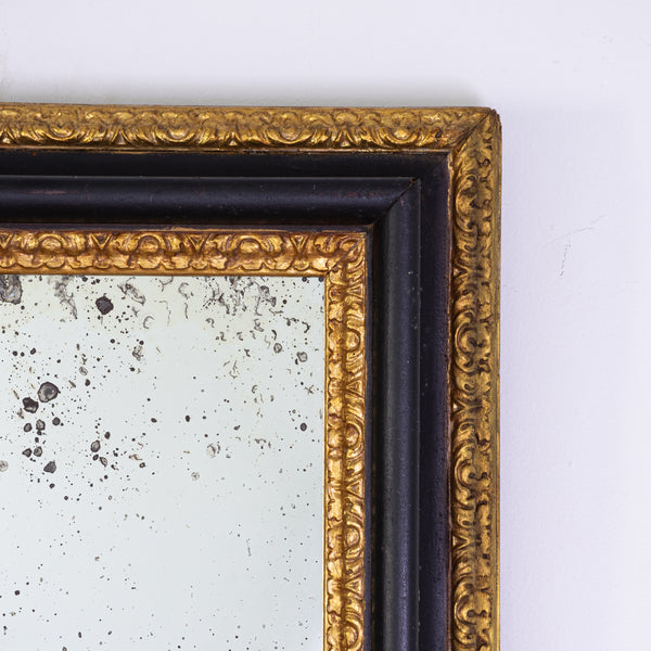 19th Century Gilt and Ebonised Mirror