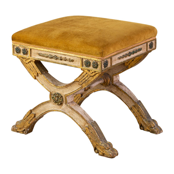 A Painted Empire Stool