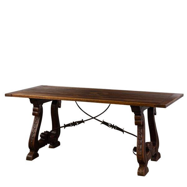 Early 20th Century Spanish Oak Dining Table