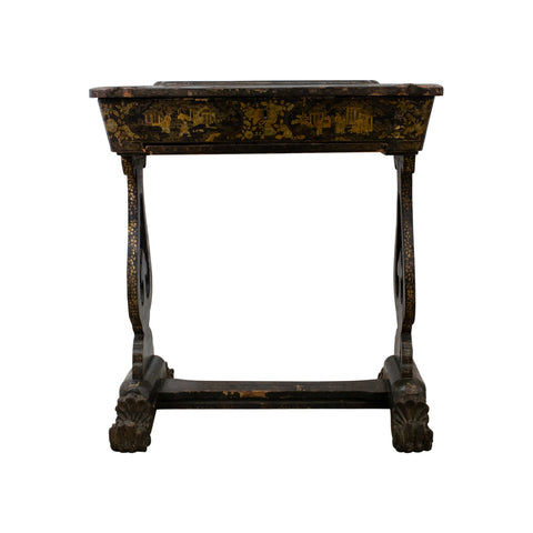  Mid 19th Century Chinoiserie Sewing / Work Table