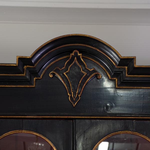 A Napoleon III Ebonised Bookcase