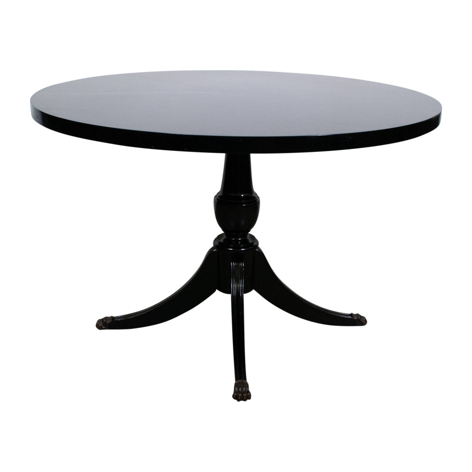 A Regency Style Ebonised Mahogany Centre Table