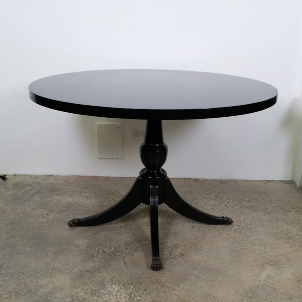 A Regency Style Ebonised Mahogany Centre Table