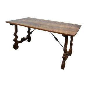 A 18th Century Spanish Walnut Trestle Table