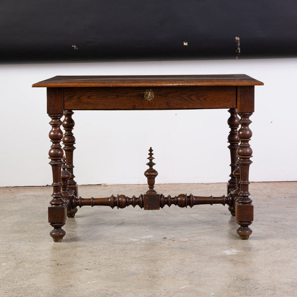 A Louis XIII Style Walnut Side Table