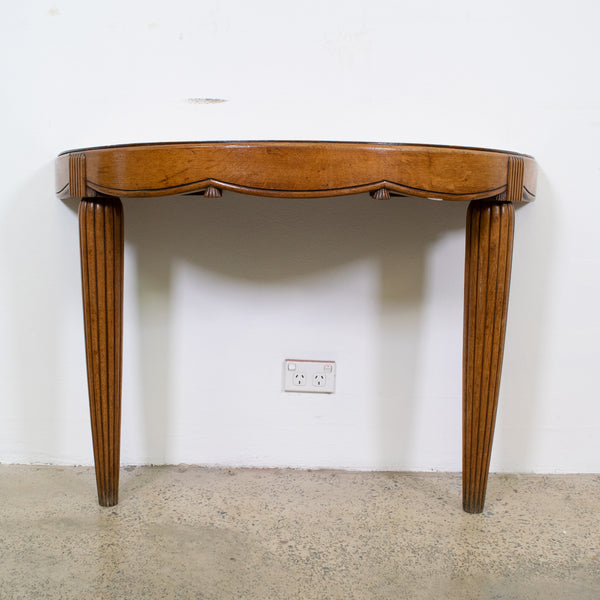 French  Demi-Lune Console Table