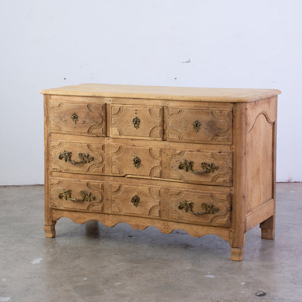 18th Century Bleached Provinical Commode