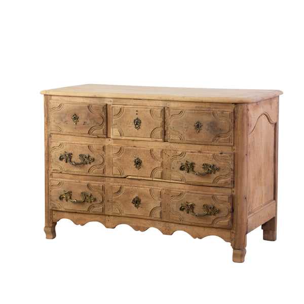 18th Century Bleached Provinical Commode