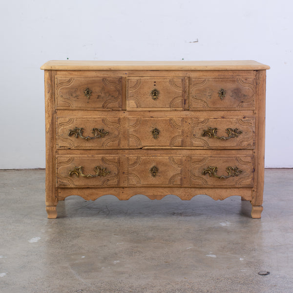 18th Century Bleached Provinical Commode