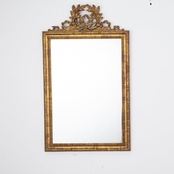 Pair of Louis XVI Style Giltwood Mirrors