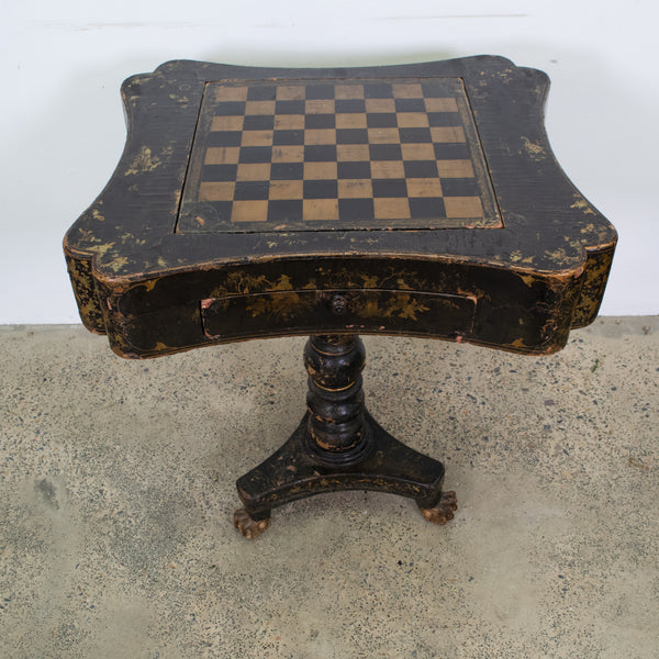 A Napoleon III Chinoiserie Games Table