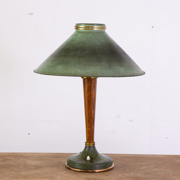Art Deco Zinc Table Lamp