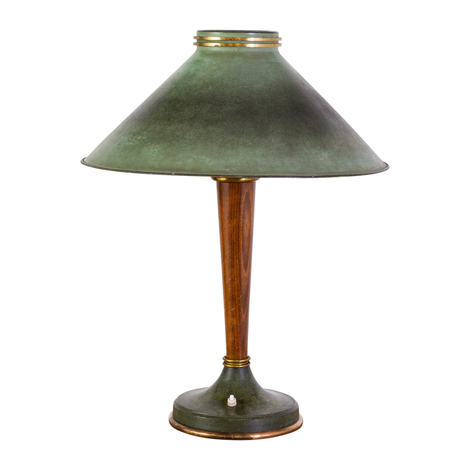 Art Deco Zinc Table Lamp