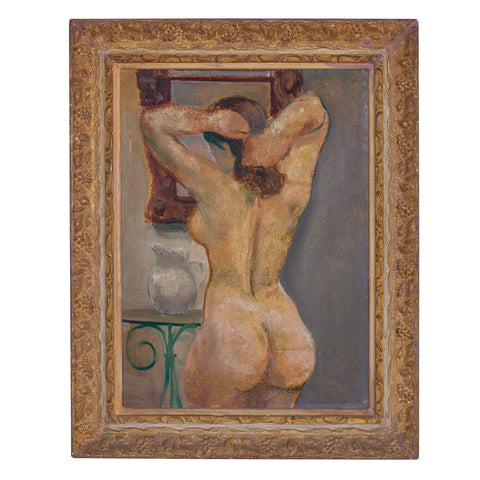 Early 20th Century Italian Portrait of a Nude Woman