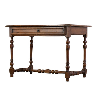 Antique Louis XIII style Oak Side Table