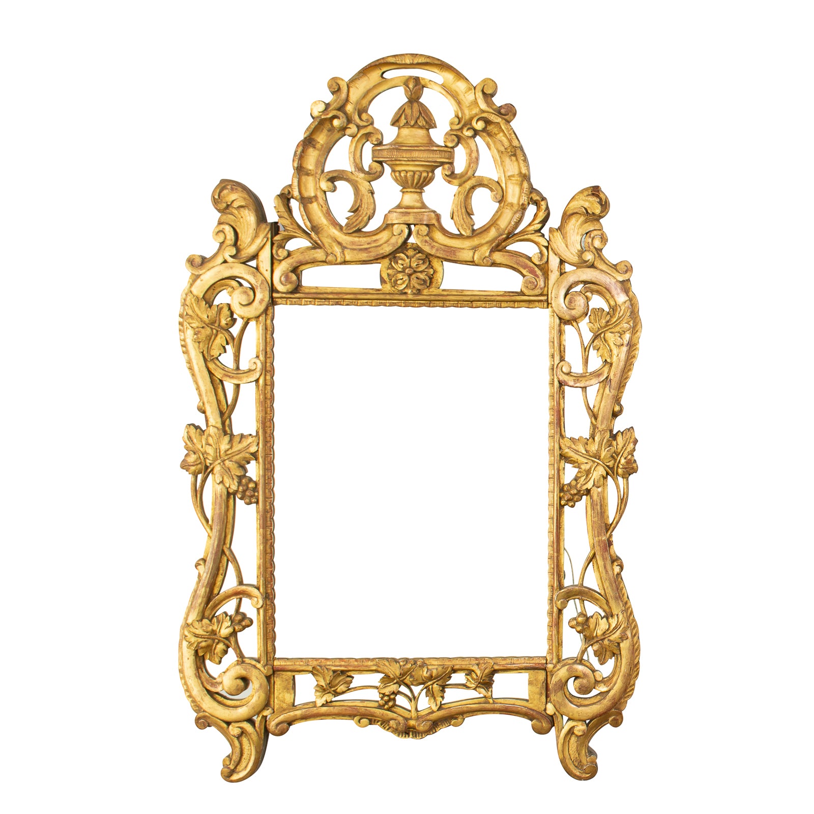 Antique Louis XV Style Giltwood Mirrror