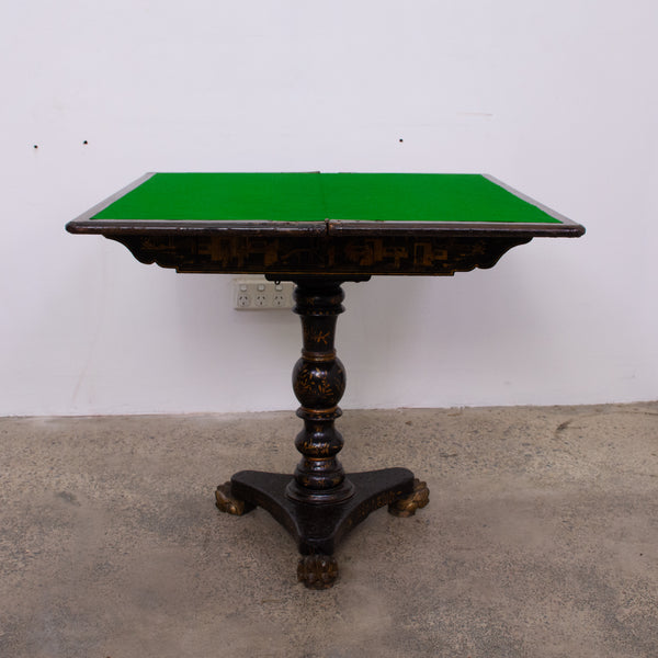 Chinoiserie Lacquer Export Games Table