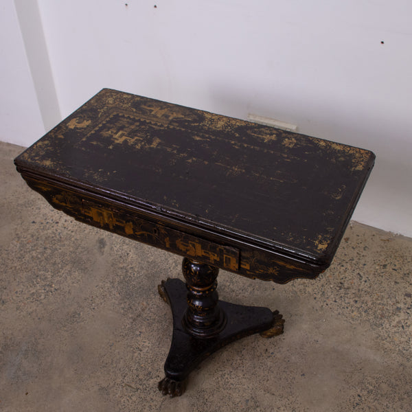 Chinoiserie Lacquer Export Games Table