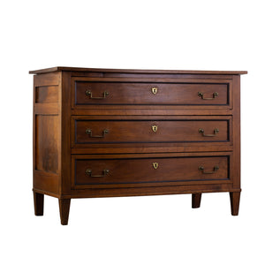 French Directoire Walnut Commode 
