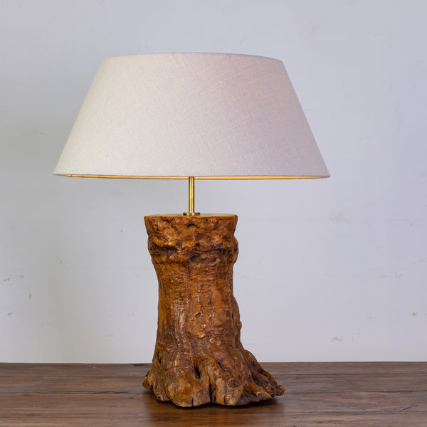 Mid-Century Italian Tree Trunk Table Lamp