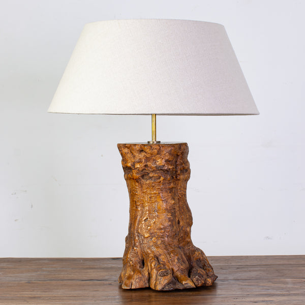 Mid-Century Italian Tree Trunk Table Lamp