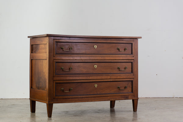 French Directoire Walnut Commod